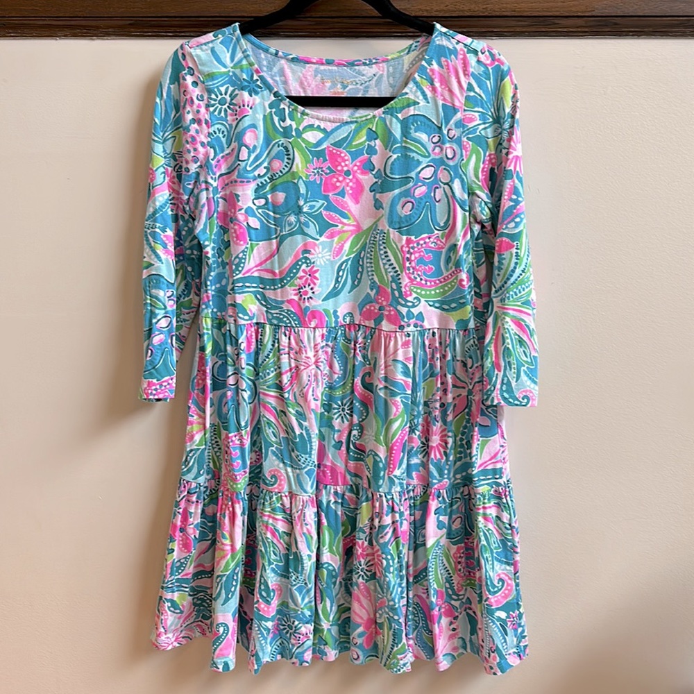 Lily Pulitzer flora bright color dress